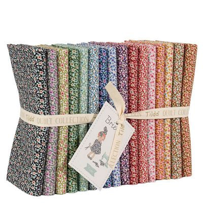 Tilda Brie Basics Fat Quarter Bundle - 16 Pieces