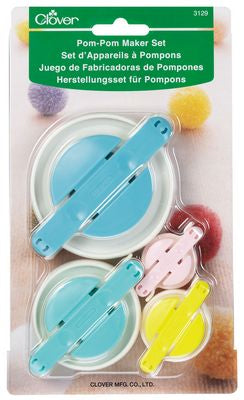 Clover Pom-Pom Maker Set - 4 Sizes - CL3129