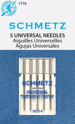 Schmetz Universal Sewing Machine Needles - Size 90/14 - 5 Pack
